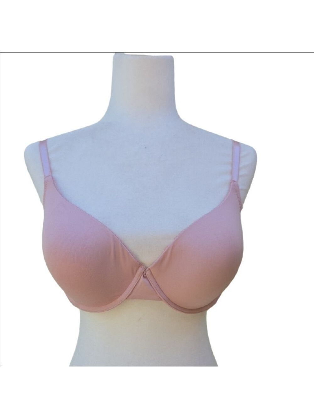 Ellen Tracy Pink Full-Coverage Bra Intimates